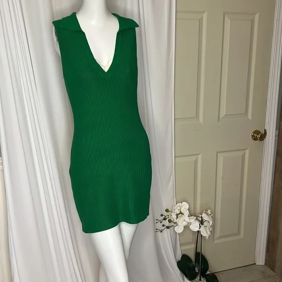 House of Harlow 1960 | Dresses | House Of Harlow 96 Classic Elegant Country  Club Chic Kelly Green Knit Dreas | Poshmark
